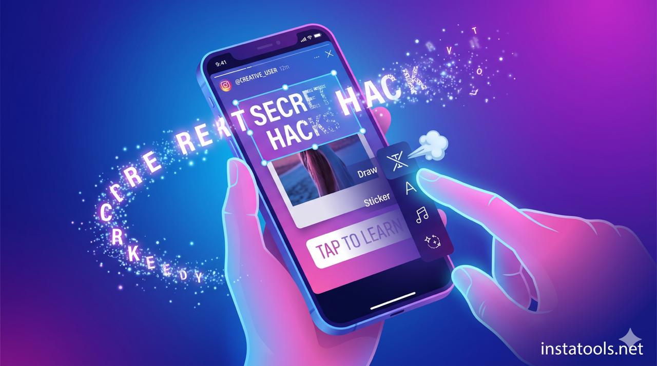 Make Text Disappear in an Instagram Story