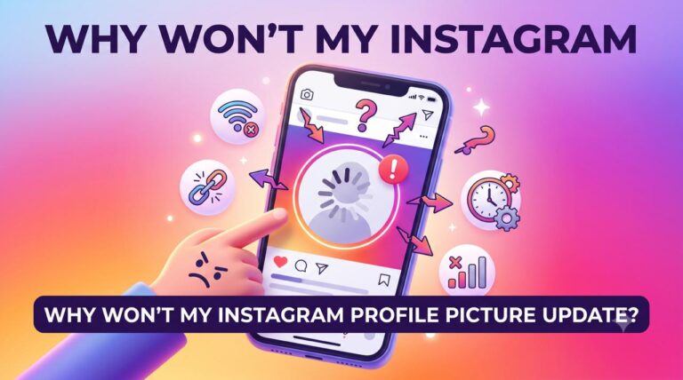 Why won’t my Instagram profile picture update?